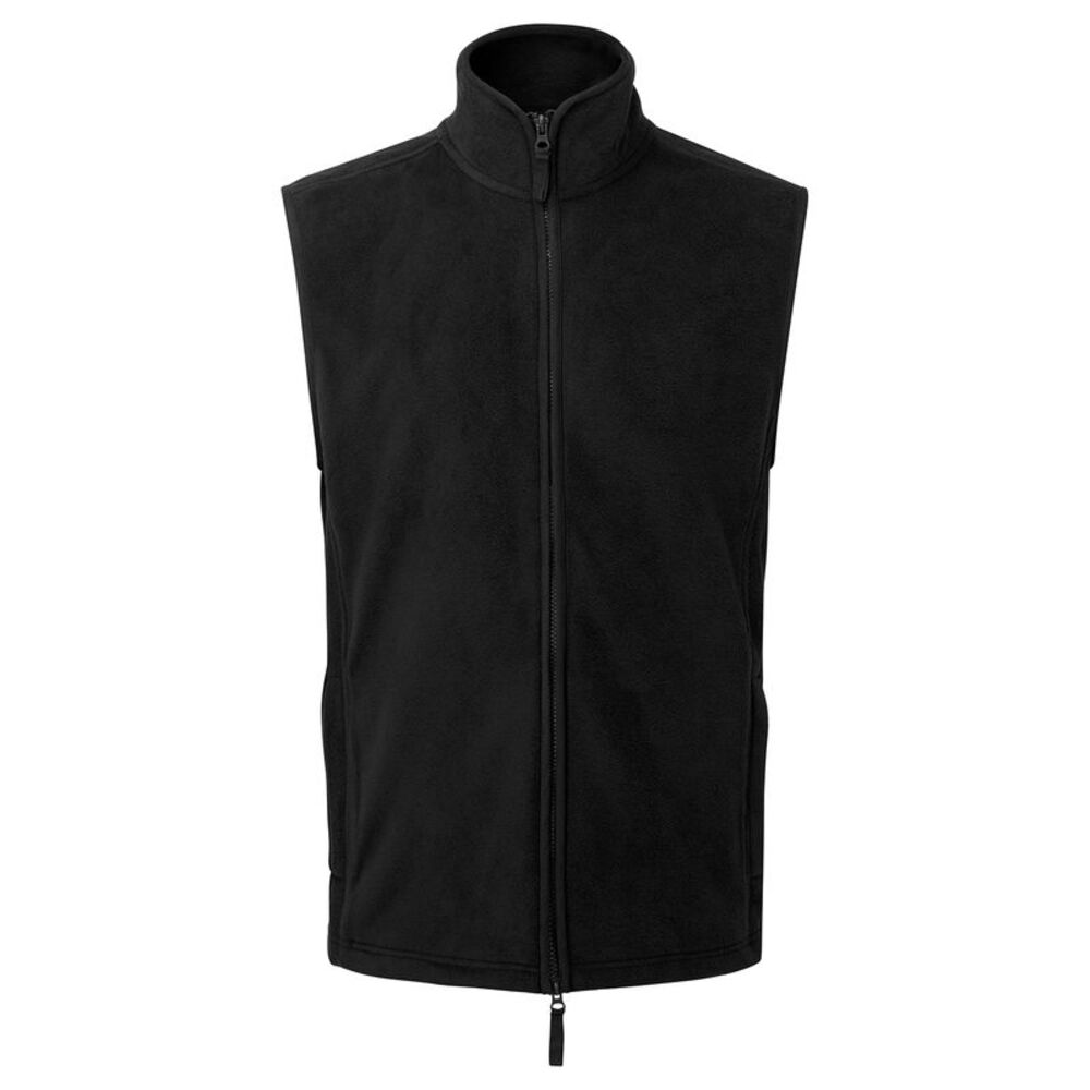 Premier Mens Artisan Fleece Vest / Black